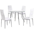 5-Piece Glass Dinette Set K134