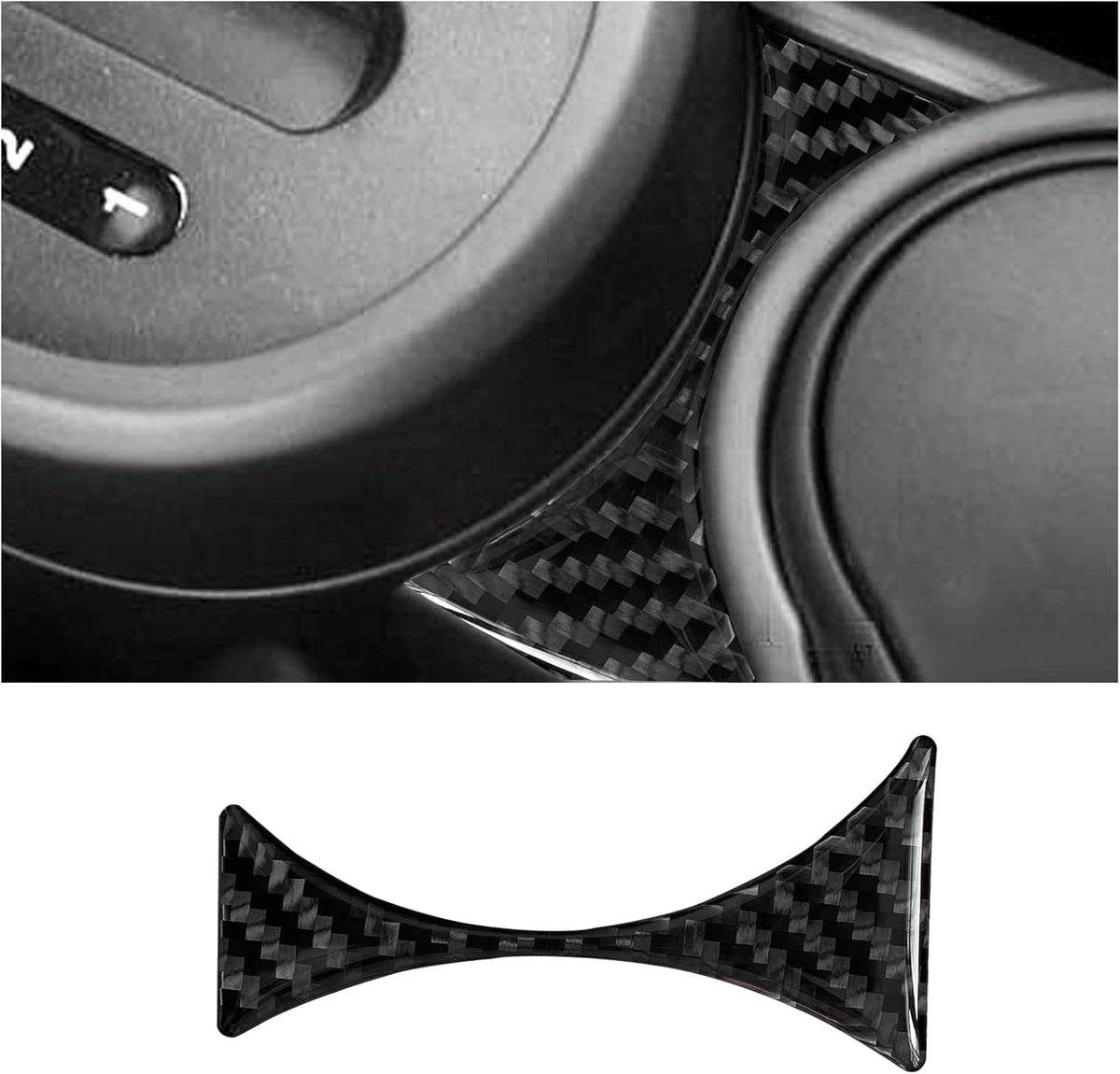 Carbon Fiber Gear Panel Frame Stickers Z82318