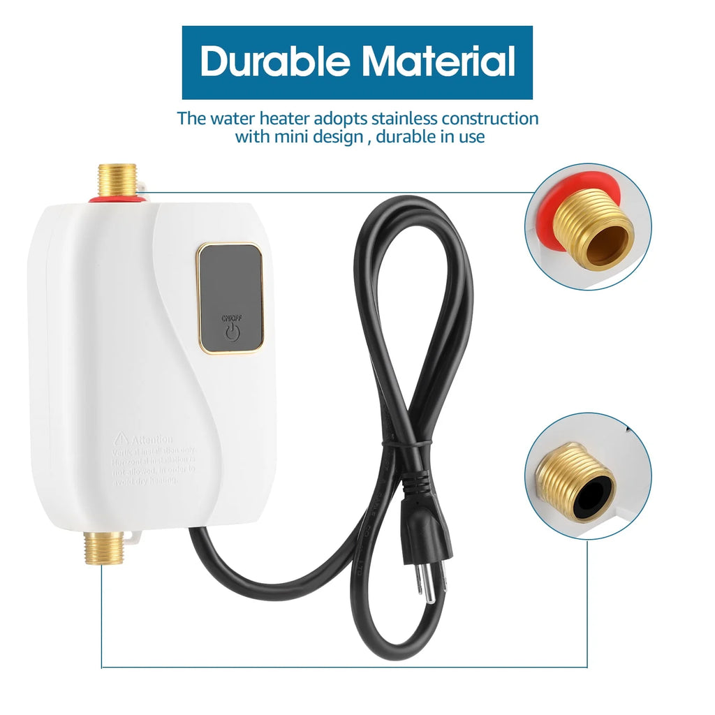 3000W Mini Electric Tankless Instant Water Heater N2130