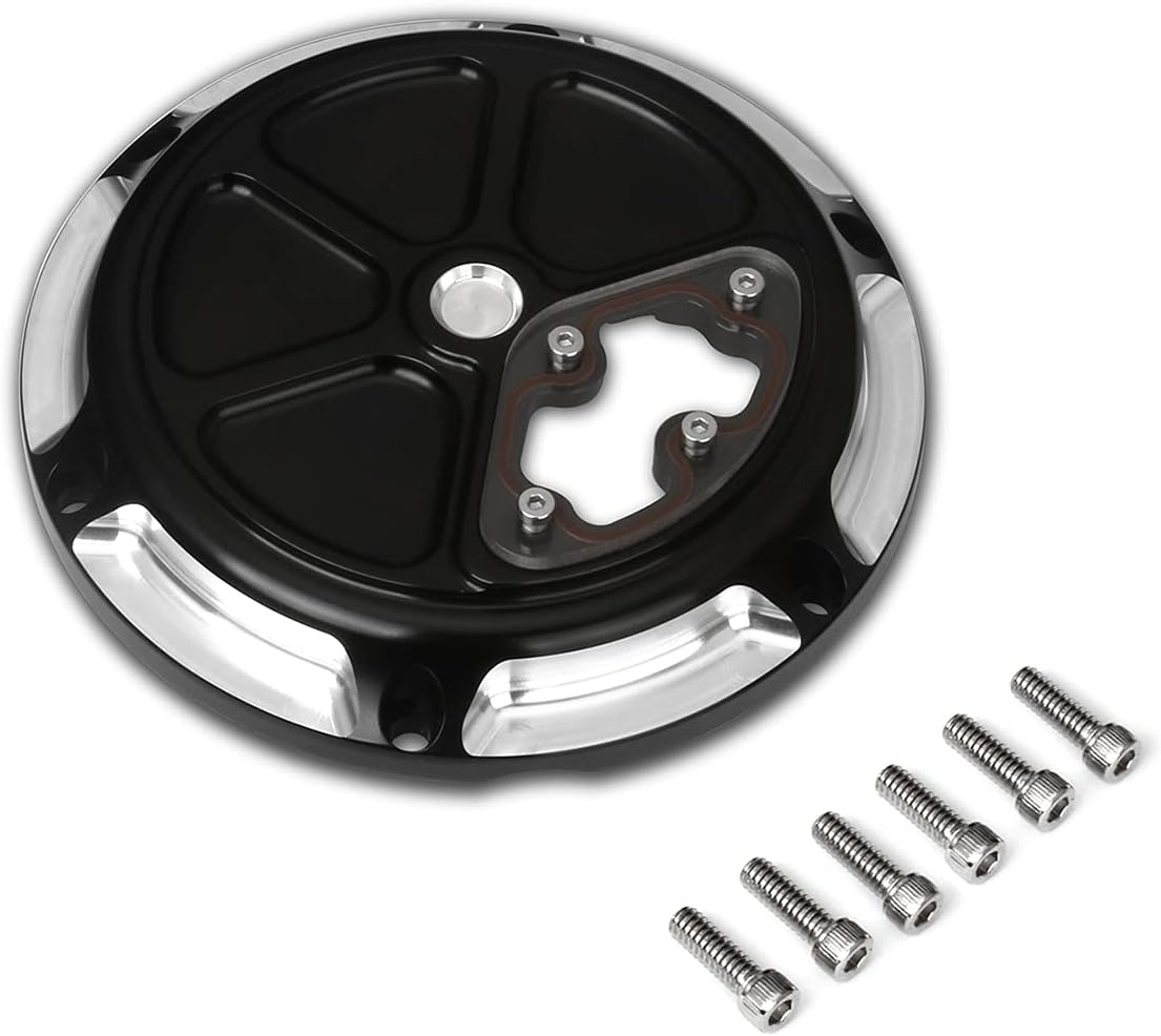 Black CNC Derby Cover For Harley Sportster Iron 883 1200 XL883 XL1200 2004-2019 Seventy Two XL1200V 2012-2016 X177572