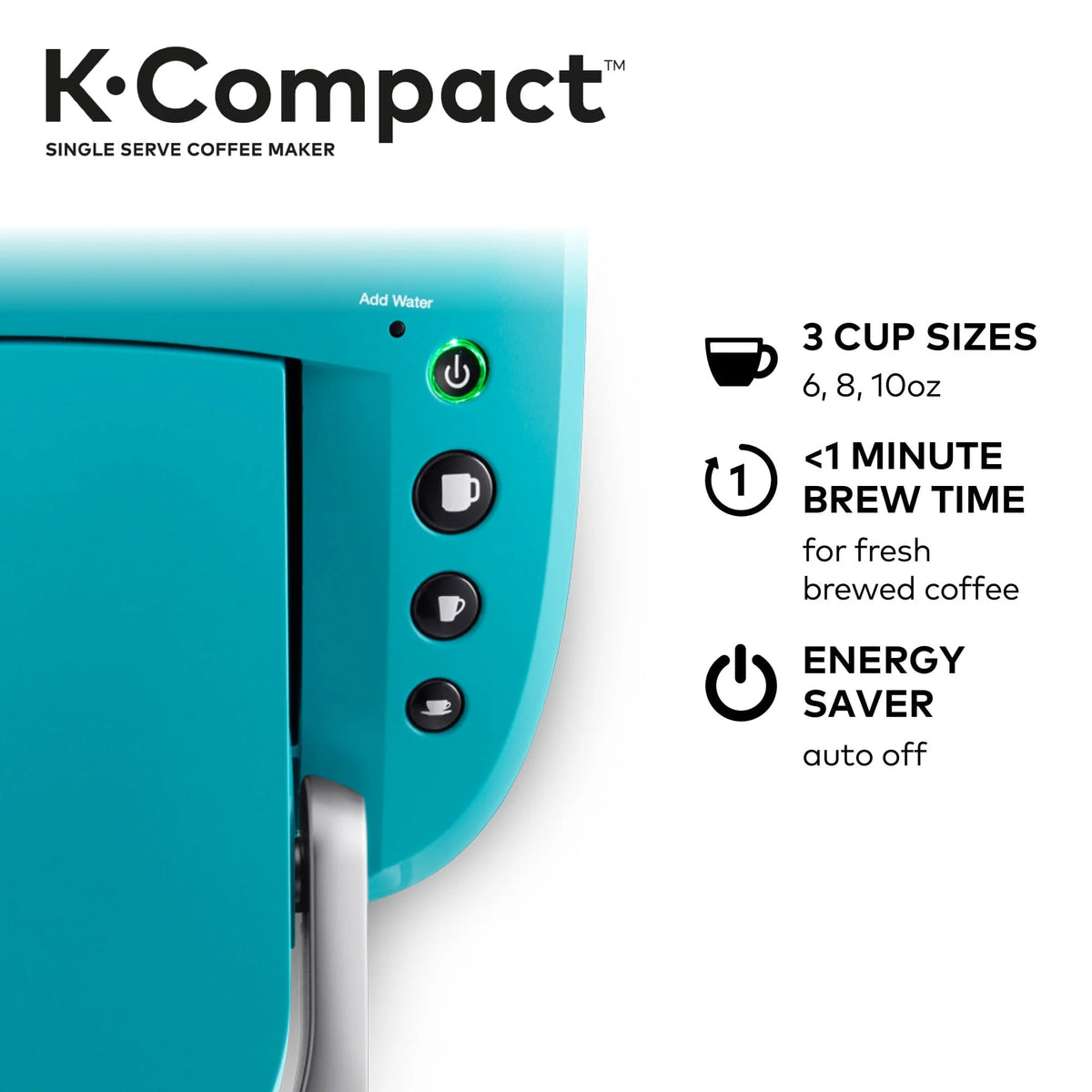 Black Single-Serve Coffee Maker J8515