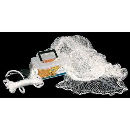 White Nylon Cast Net 4 ft 3/8x22 Mesh F78175