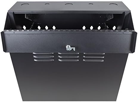 5U Vertical Wall Mount Enclosure Black X15342