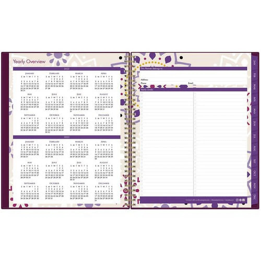 Weekly Monthly Planner 1 Year 8 1/2" x 11" X39013