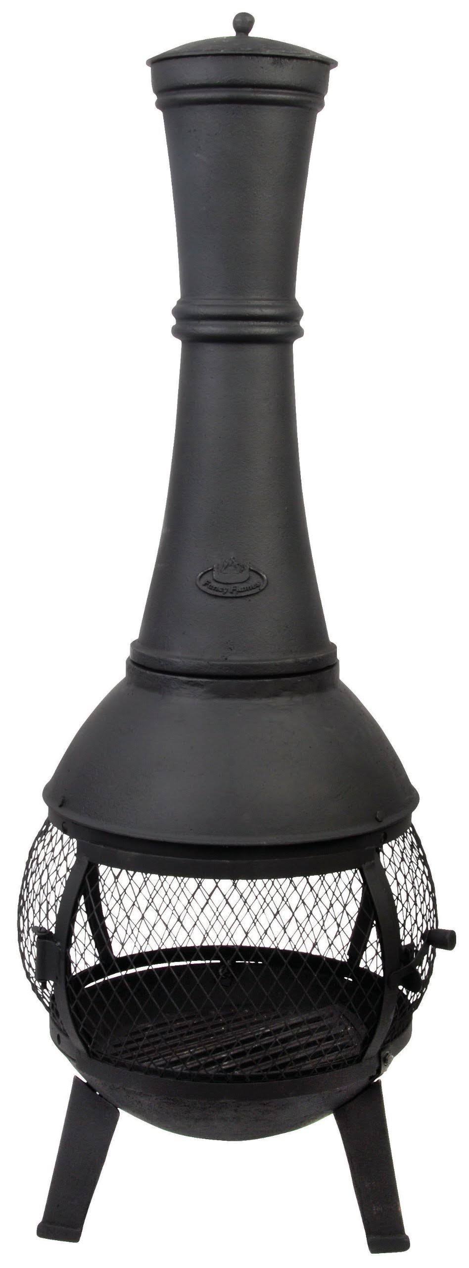 Cast Iron Wood Burning Chiminea D982