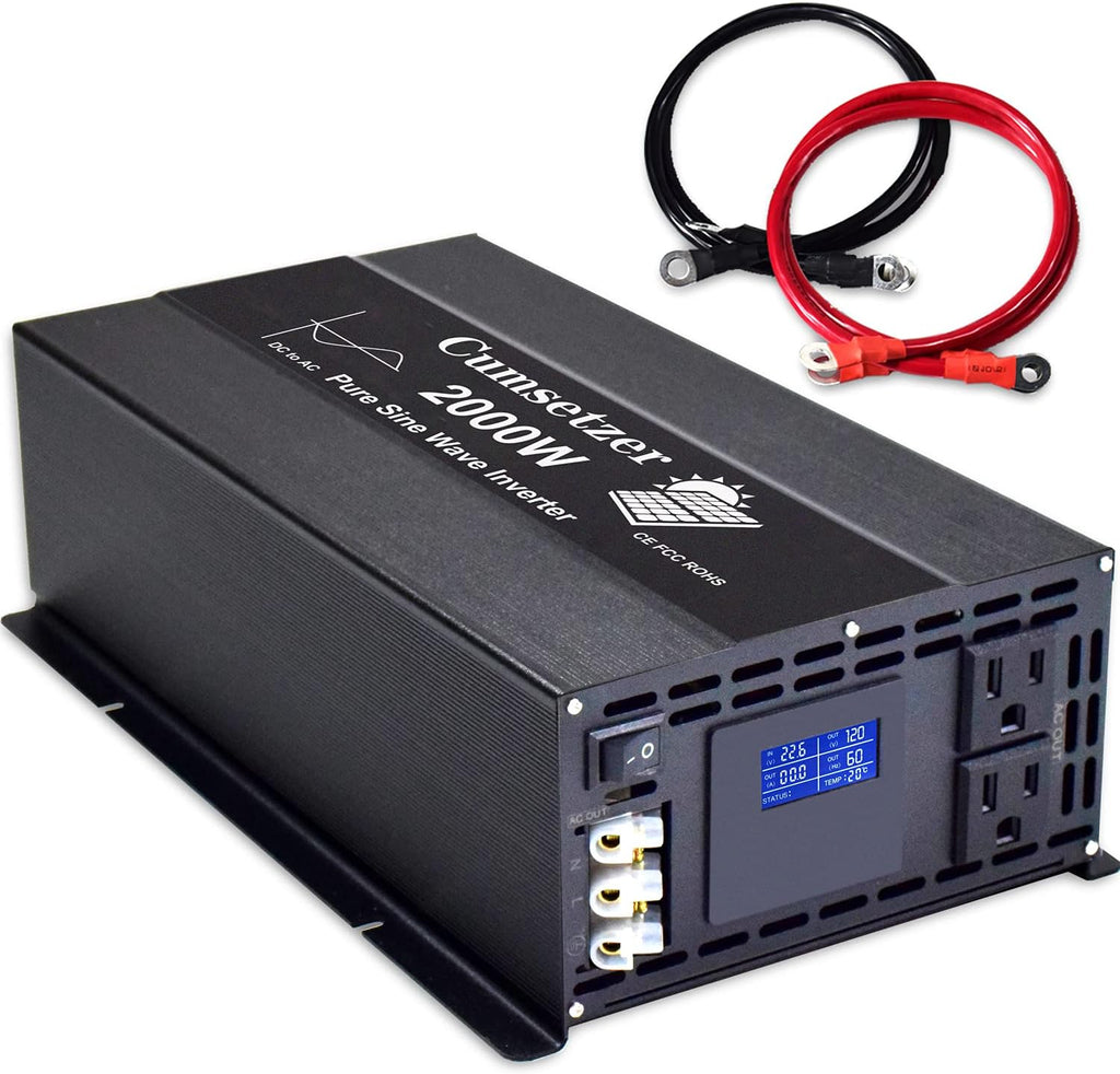 3000w 24v Pure Sine Wave Power Inverter with Dual US Outlet J86502