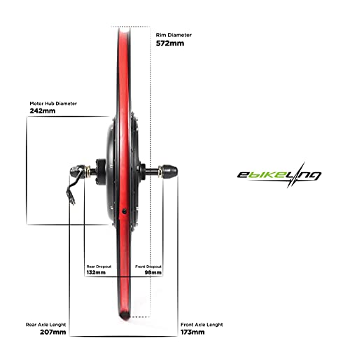 1500W 1200W Direct Drive Ebike Conversion Kit with Battery 26" M480841