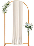7.2FT Gold Metal Arch Backdrop Stand X163015