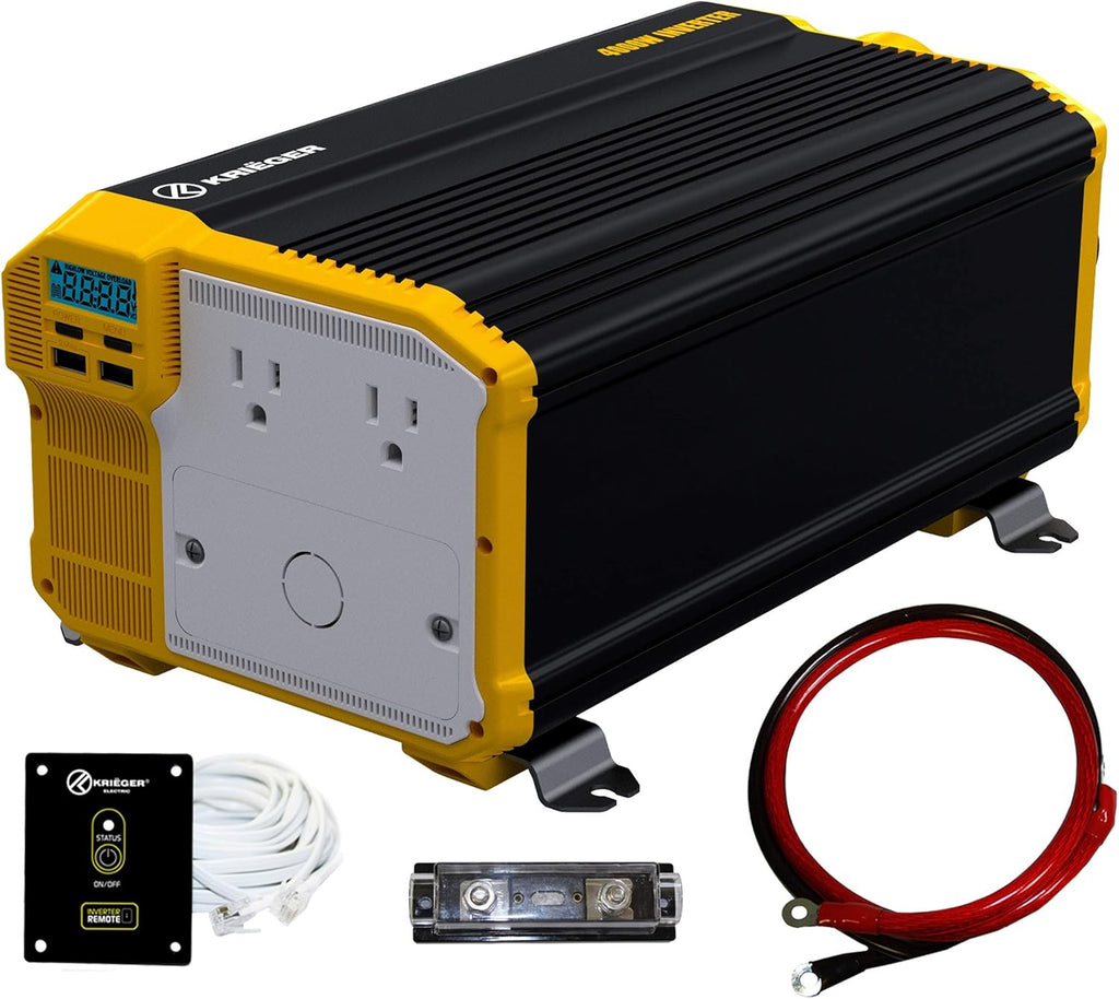 3000 Watts Power Inverter 12V to 110V Modified Sine Wave Dual AC Outlets I196594