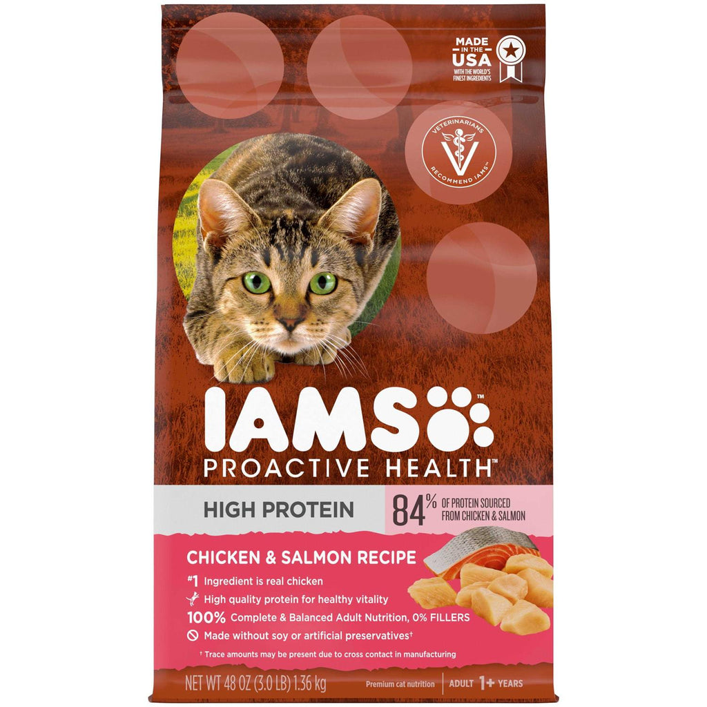 High Protein Chicken & Salmon Dry Cat Food M807646