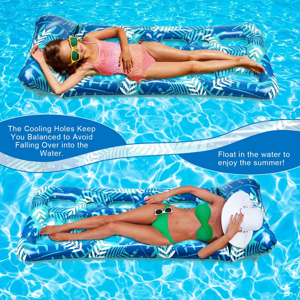 Heavy Duty Inflatable Lounger Hammock Chair with Headrest F562328