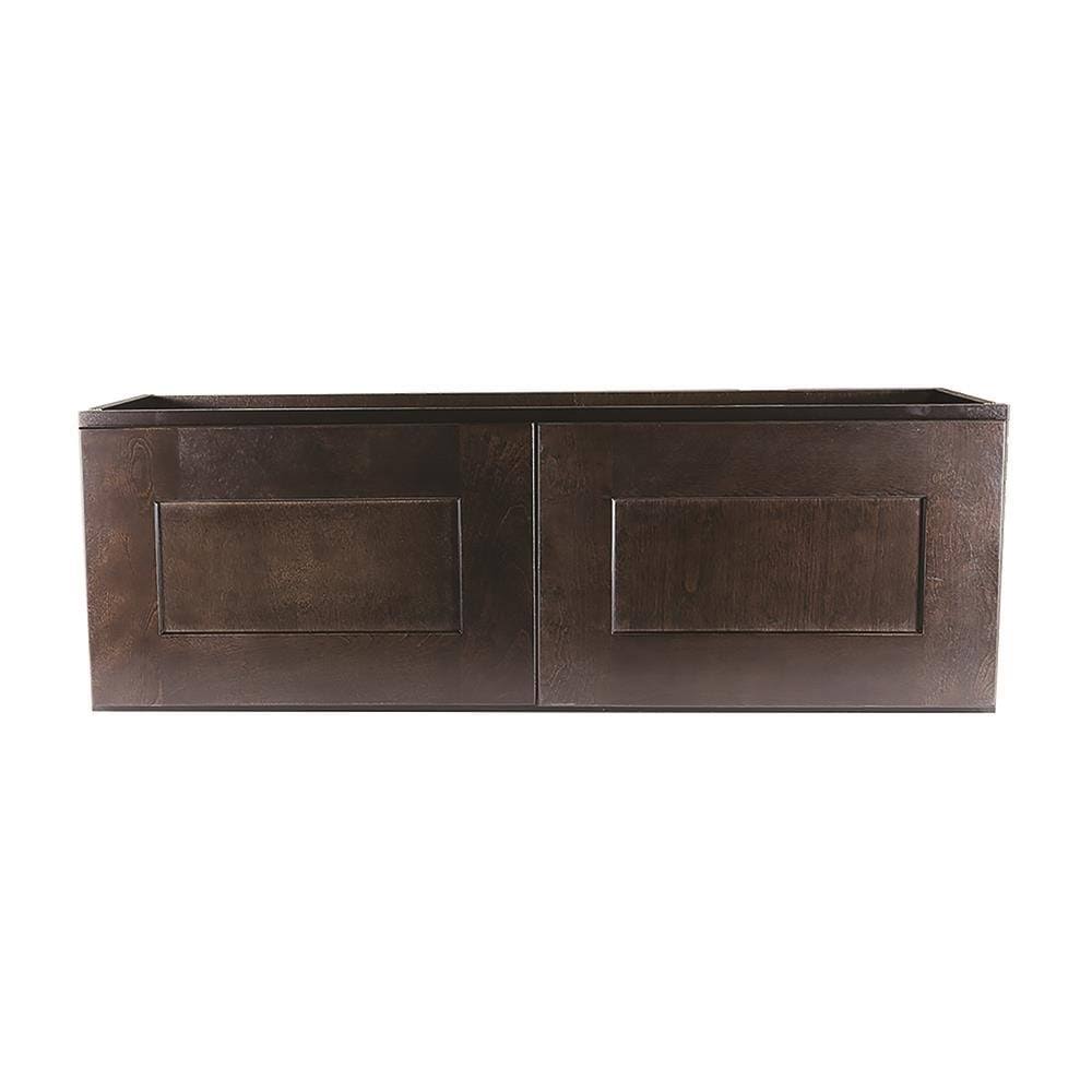 Espresso Double Door Kitchen Cabinet J782185