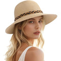 Wide Brim Straw Sun Hat K5968