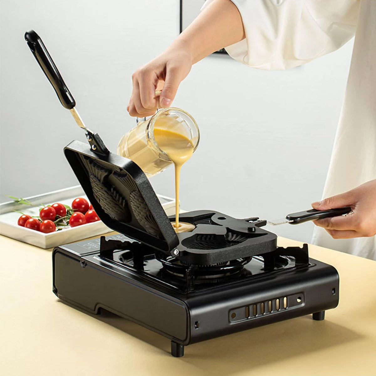 Fish Cake Pan Breakfast Frying Pan V8267