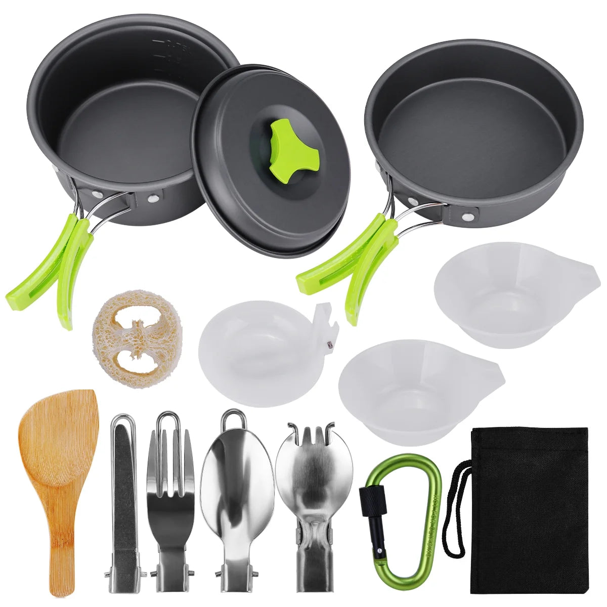 15 Pcs Non Stick Camping Cookware Set G1536