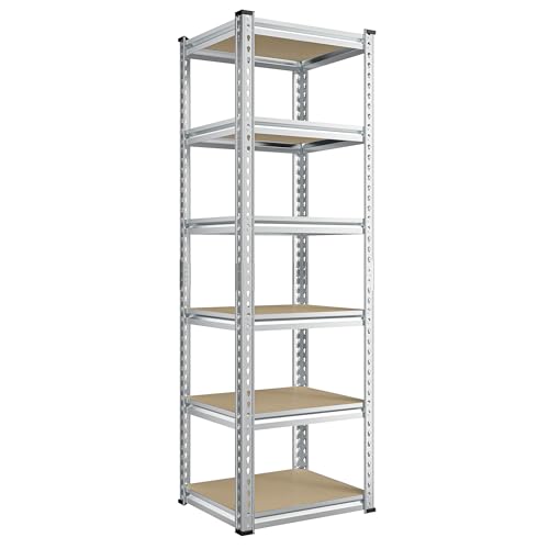 6 Tier Heavy Duty Metal Shelving 16" W x 16" D x 72" H V512122