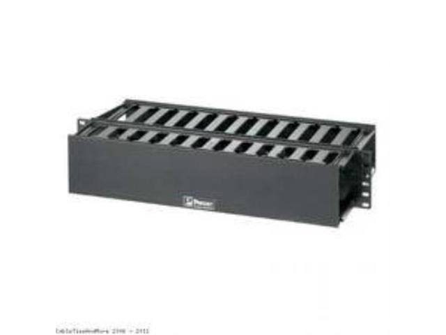 1U Black Horizontal Cable Manager D897397