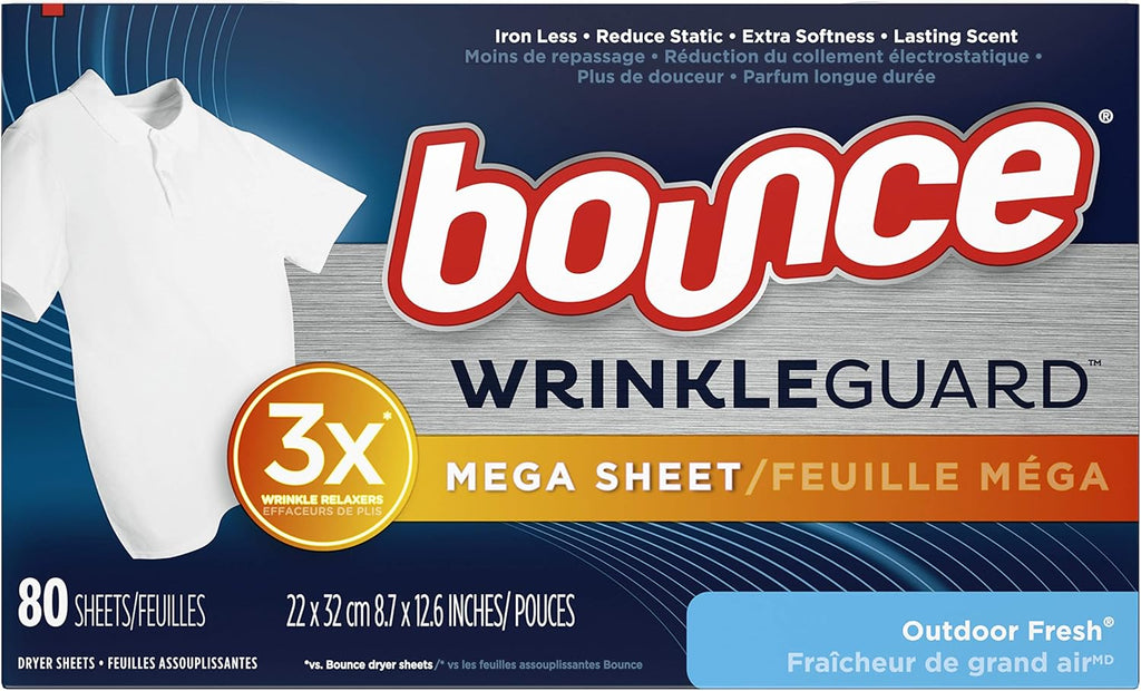 80 Count WrinkleGuard Dryer Sheets N59329
