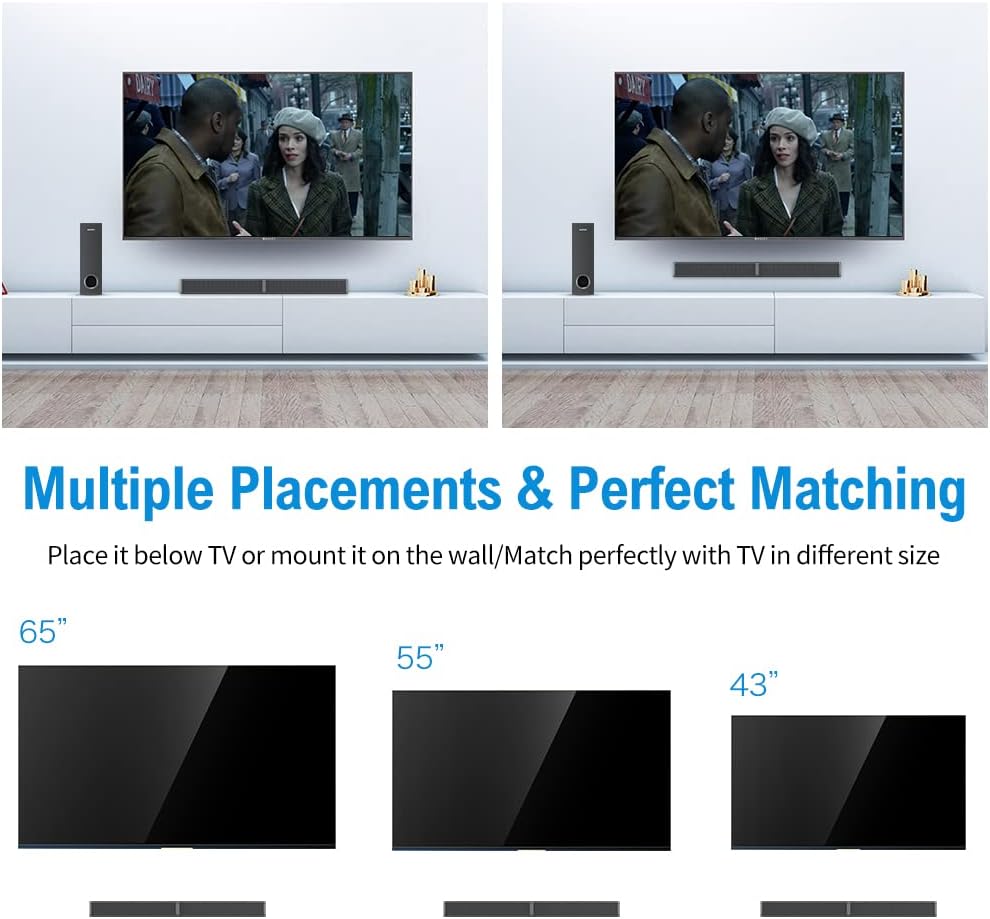 190W 2.1CH Sound Bar with Subwoofer S52142