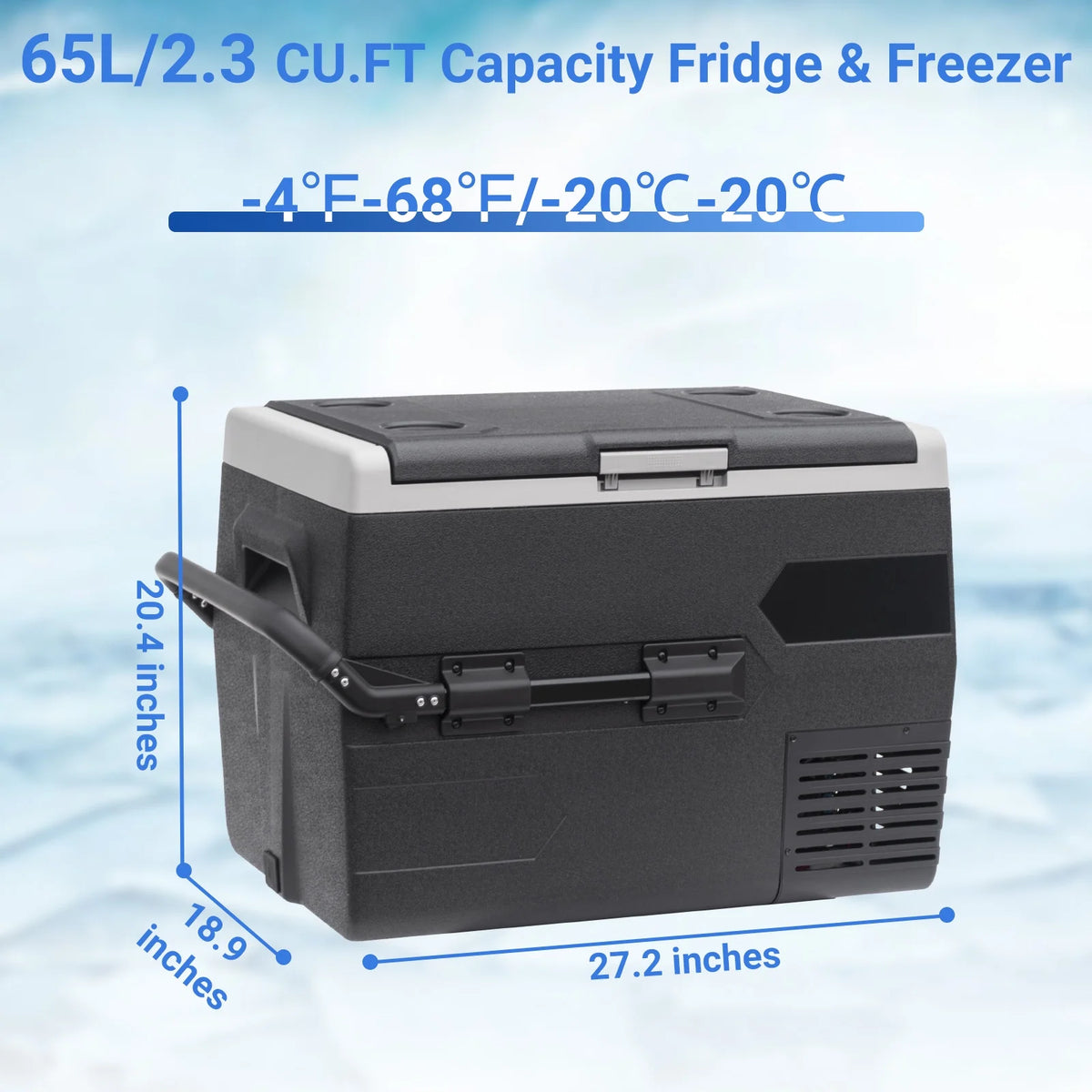 65L 12V/24V Electric Compressor Cool Box Q80540