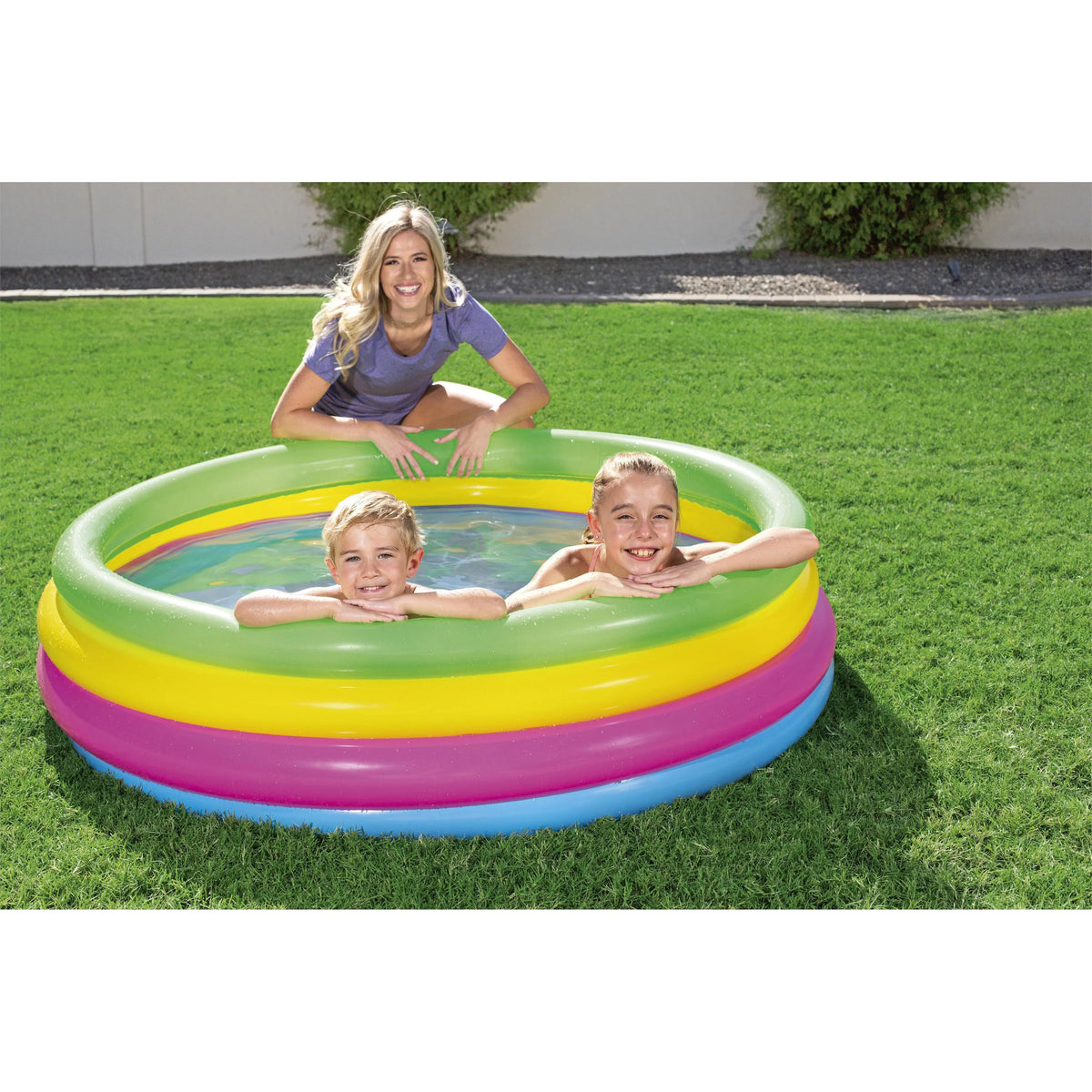 Inflatable Round Kids Swimming Pool R2103