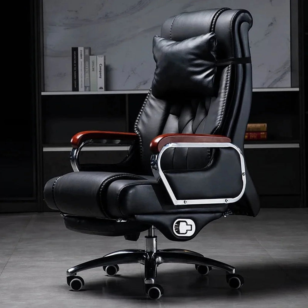 Leather Swivel Recliner Office Chair M965474