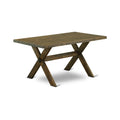 7 Piece Small Dining Table Set with 6 Chairs Z715