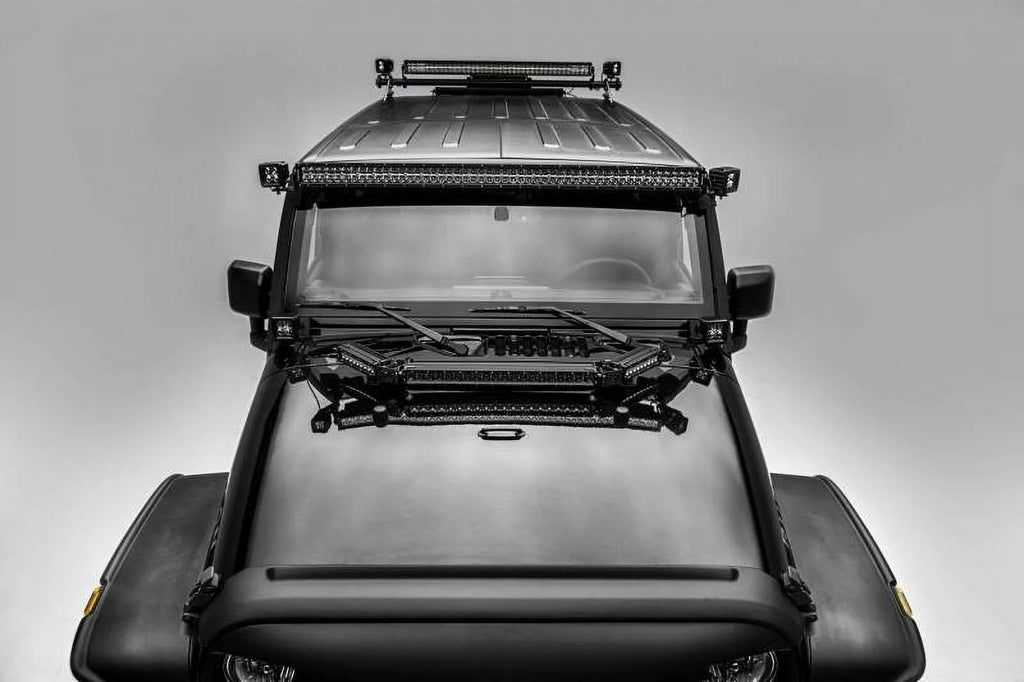 A Pillar Roof Single Bar 52" Mounts Straight E85990