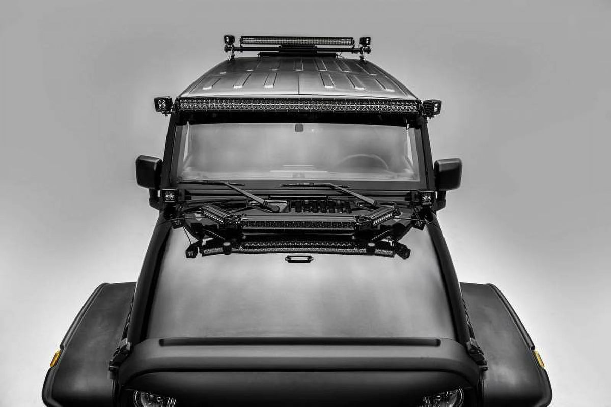 A Pillar Roof Single Bar 52" Mounts Straight E85990