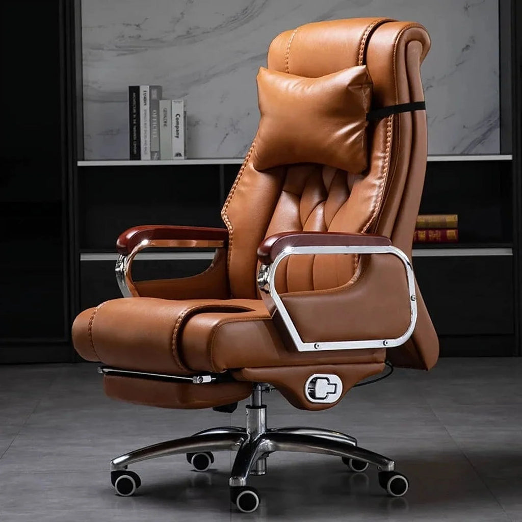 Leather Swivel Recliner Office Chair M965474