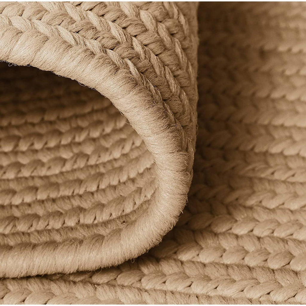 Cuban Sand 3' Round Braided Rug K24891