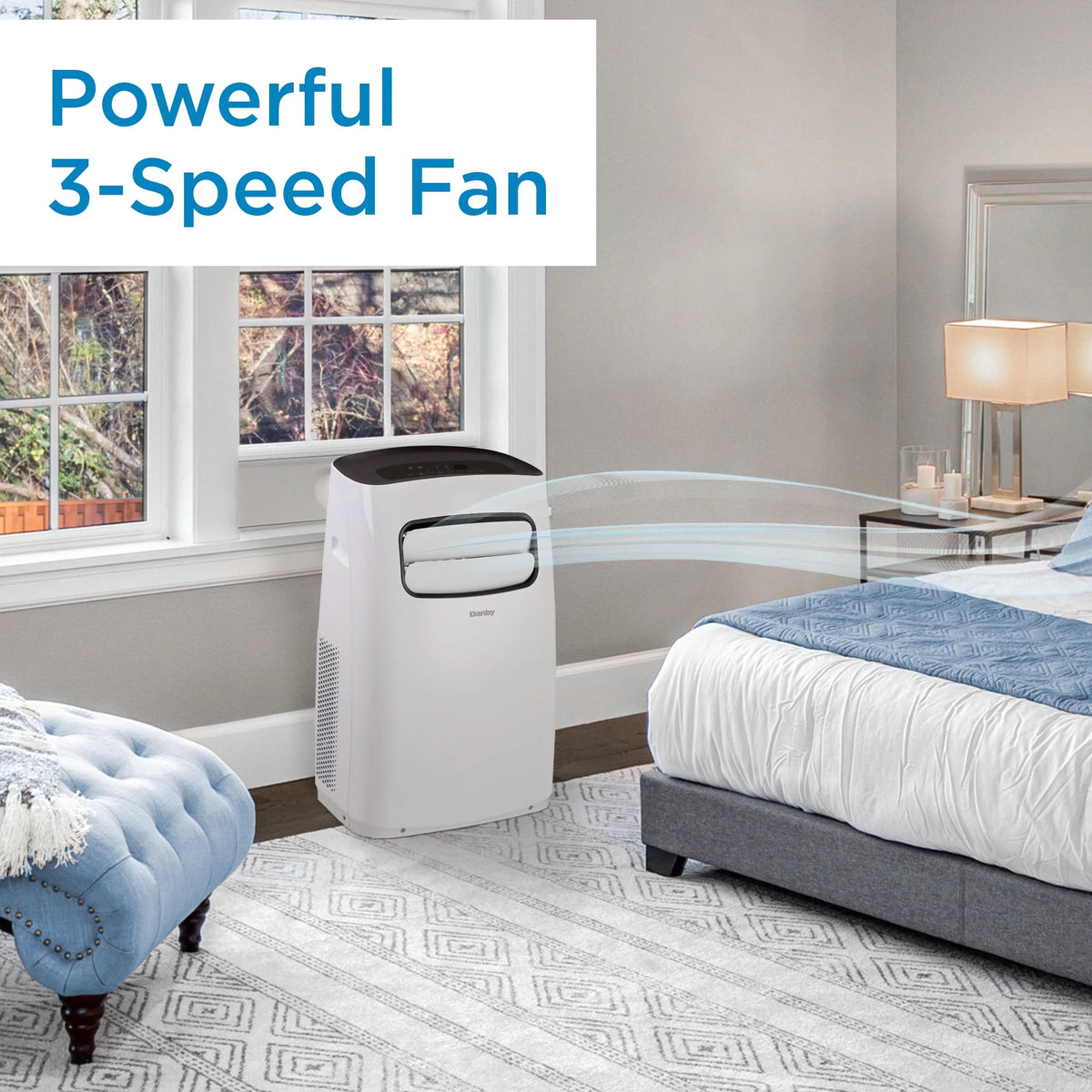 5800 BTU White Portable AC Y111