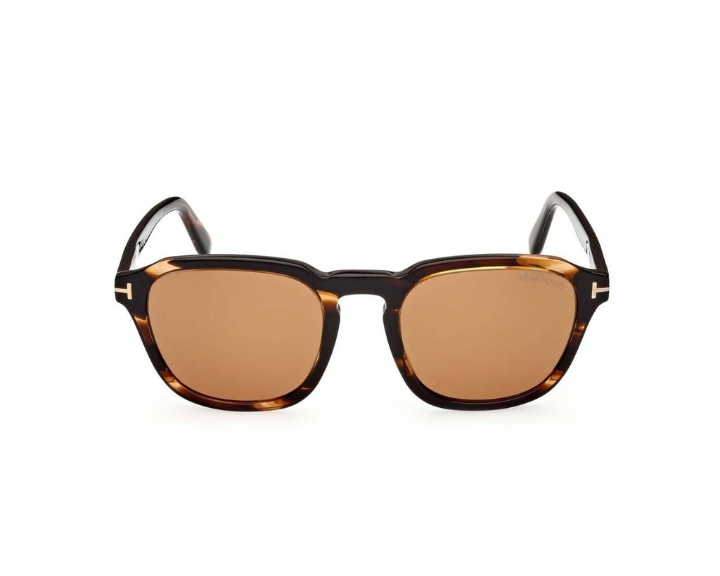 Havana Brown Round Sunglasses V2670