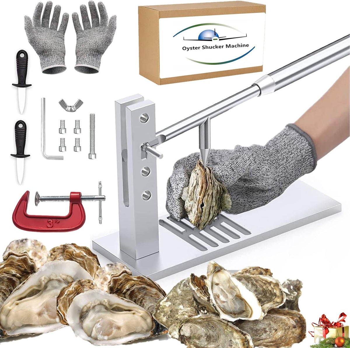 Stainless Steel Oyster Shucker Tool Set D434