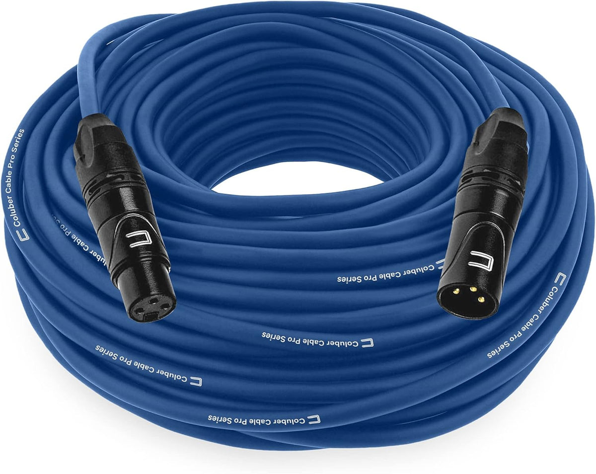 Balanced XLR Cable Male to Female, 10 Feet Black, 3-Pin Microphone Connector N85550