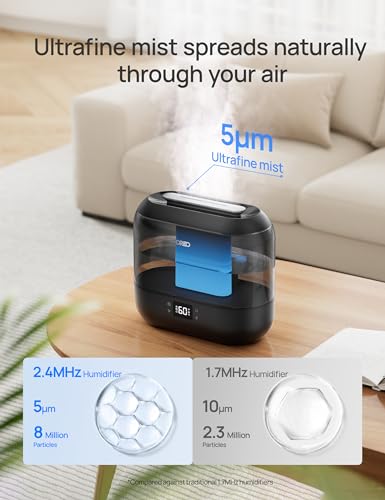 6L Top Fill Cool Mist Ultrasonic Humidifier E540