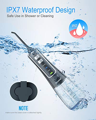 300ML Portable USB Rechargeable Water Flosser with 4 Jet Tips L3300