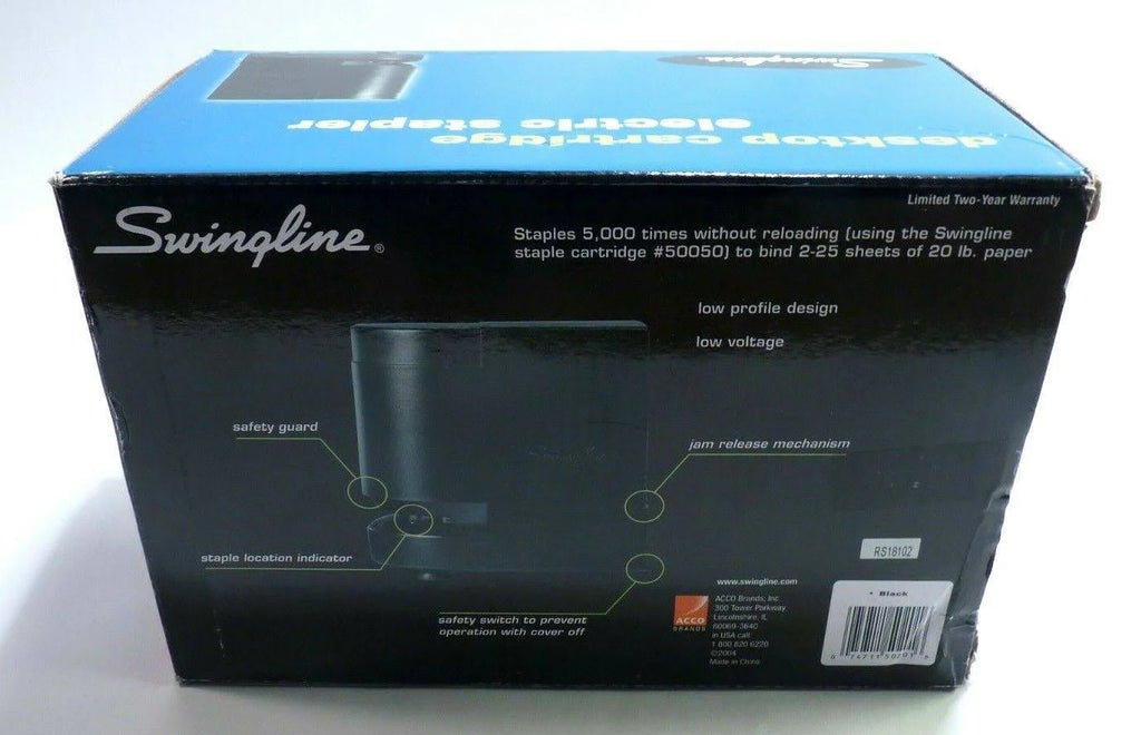 Electric Stapler 25-Sheet Capacity Black S82854