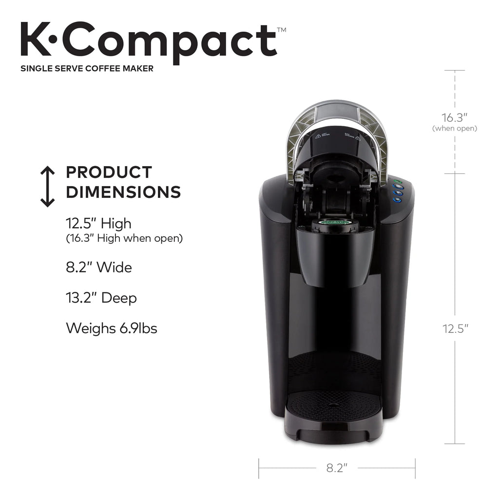 Black Single-Serve Coffee Maker J8515