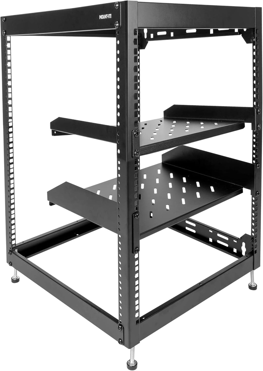 15U Server Rack with 2 Shelves Included J972764