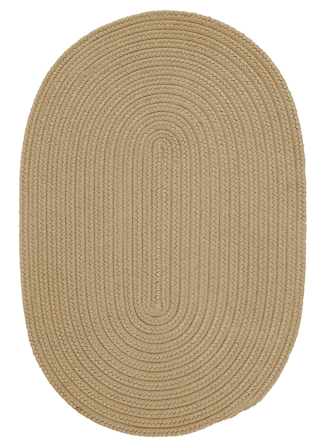 Cuban Sand 3' Round Braided Rug K24891