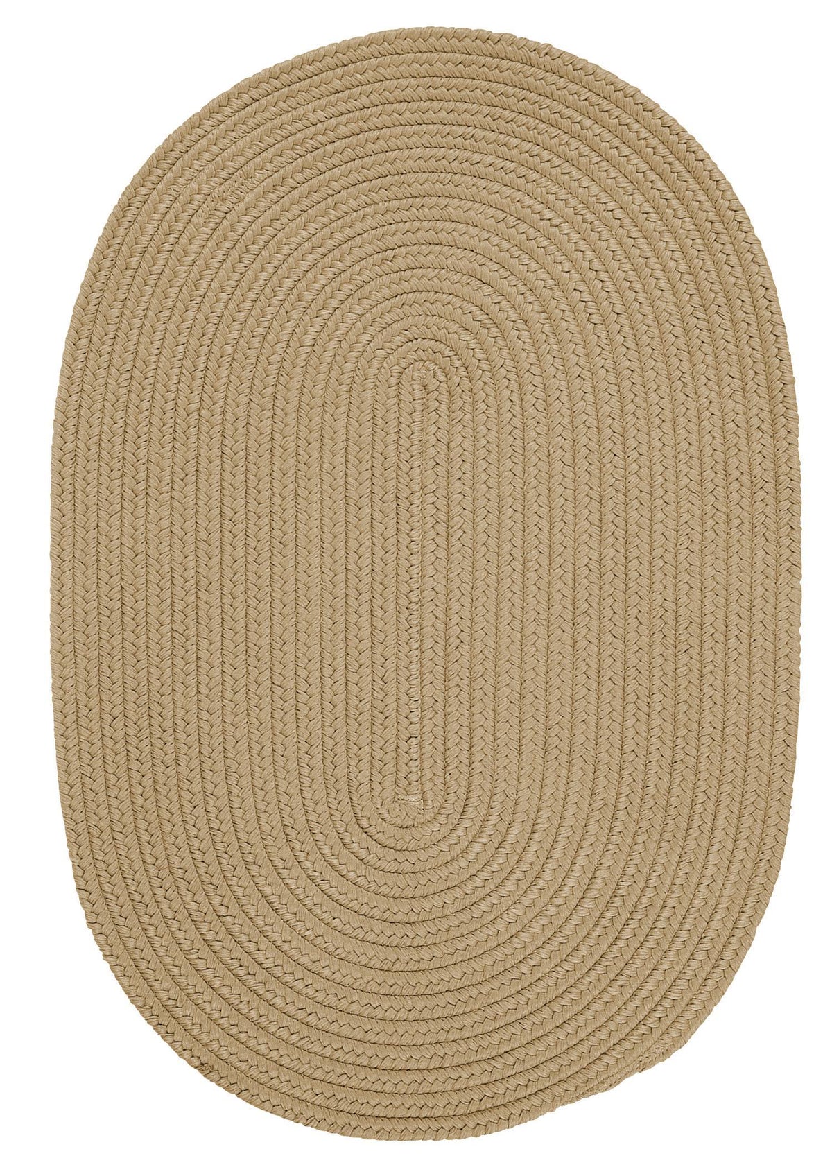 Cuban Sand 3' Round Braided Rug K24891
