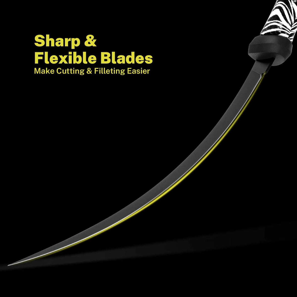 Fillet Knife Stainless Steel Non-Slip Grip C127