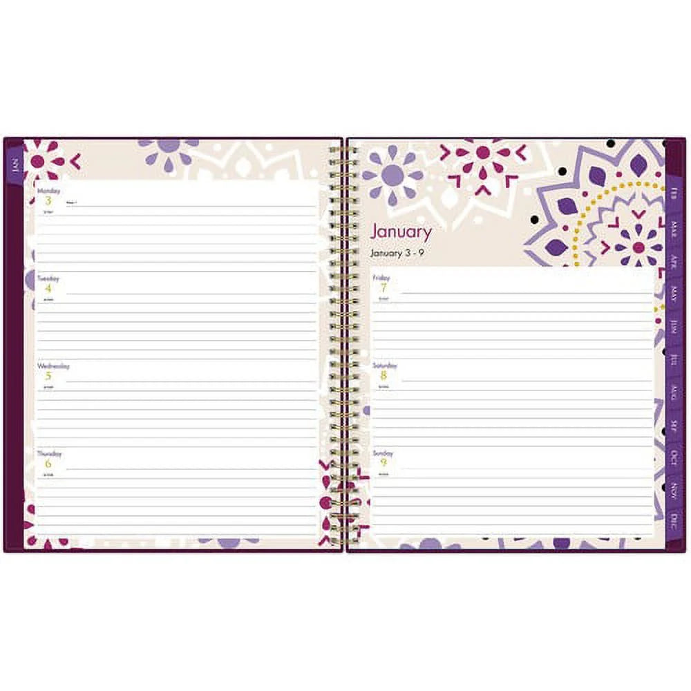 Weekly Monthly Planner 1 Year 8 1/2" x 11" X39013