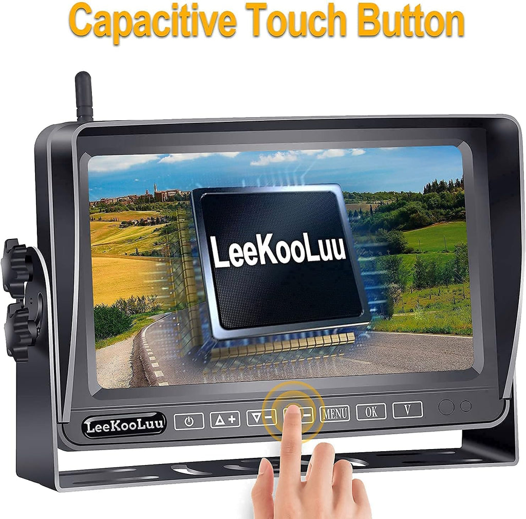 Wireless HD 1080P Backup Camera 7 Inch Monitor Rear View System K31134