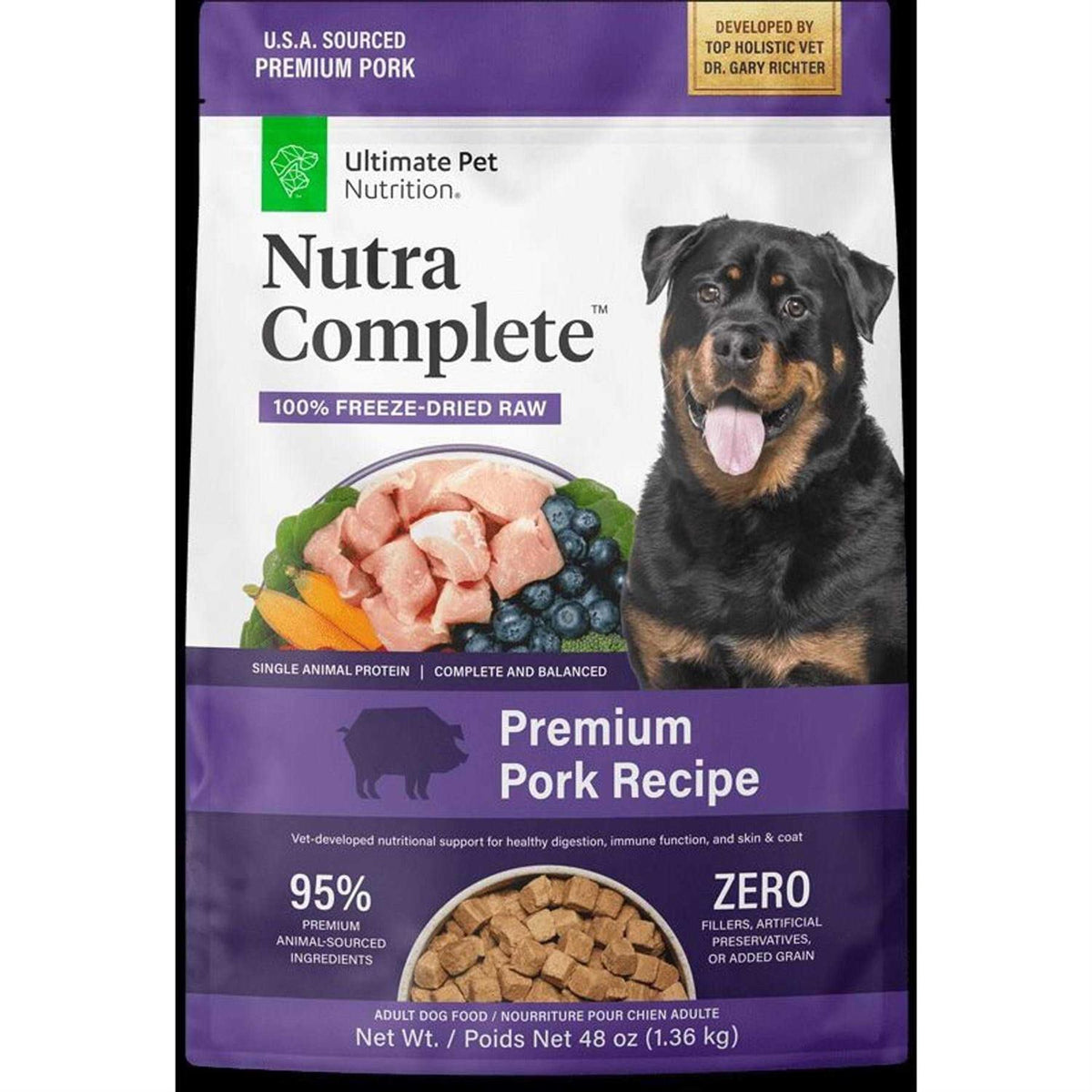 Freeze Dried Raw Pork Dog Food Y634