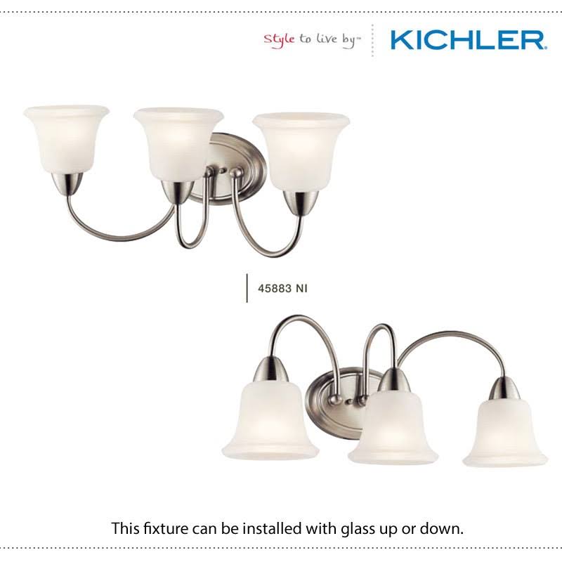 Brushed Nickel 2-Light Bath I172257
