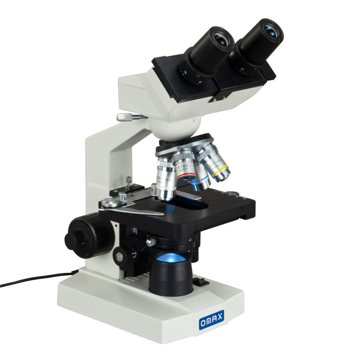 40X-2500X Binocular Compound LED Microscope with Mechanical Stage I12039