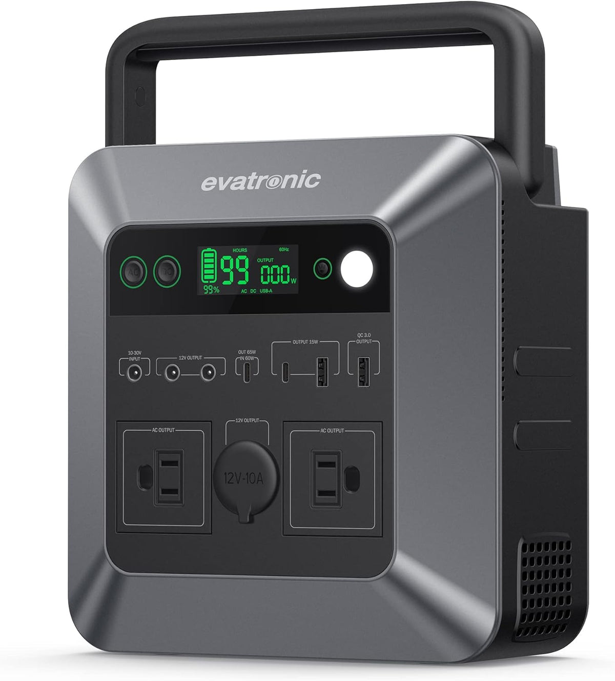 600W 712Wh Portable Power Station with 110V AC Outlets F934