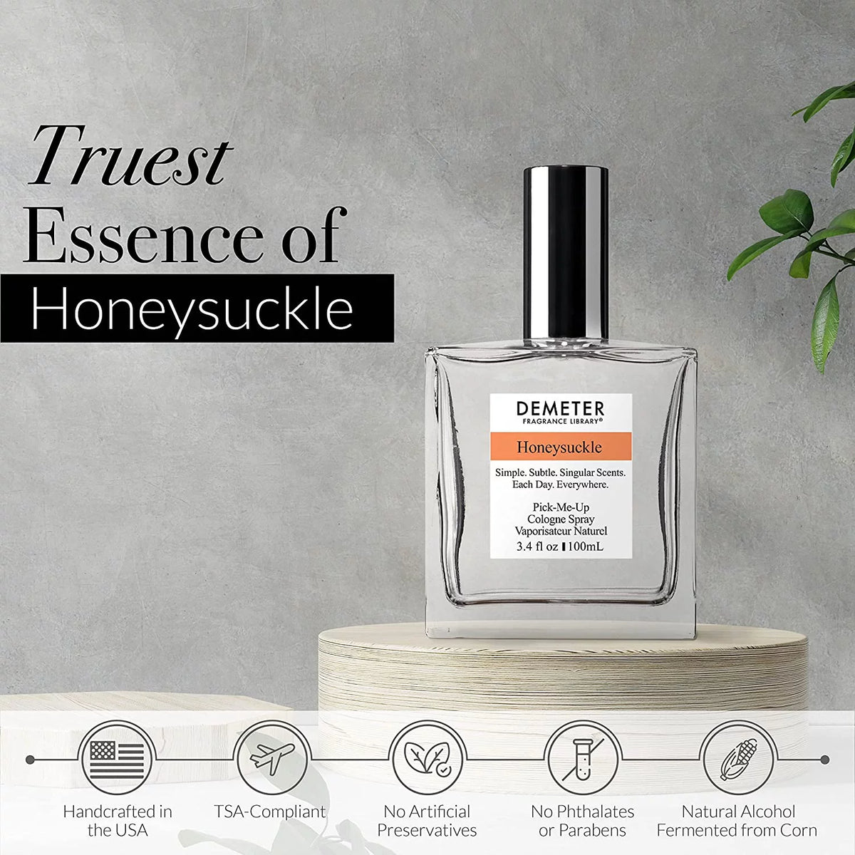 Honeysuckle Cologne Spray - 3.4 oz - Perfume C566